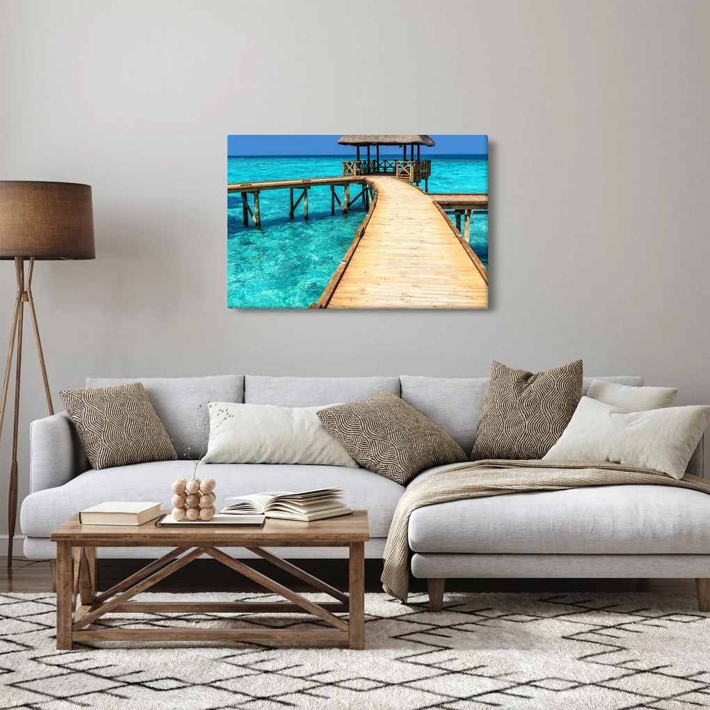 Obraz - Mólo (90x60 cm)