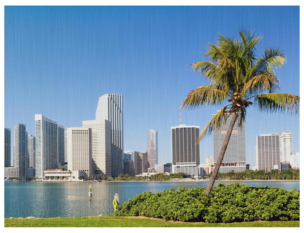 Obraz na hliníkovej doske Miami Beach