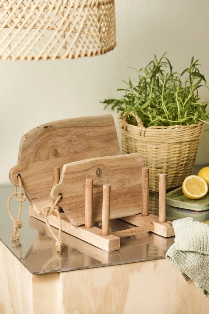 Ib Laursen Drevená doska na krájanie Acacia Wood 25 cm