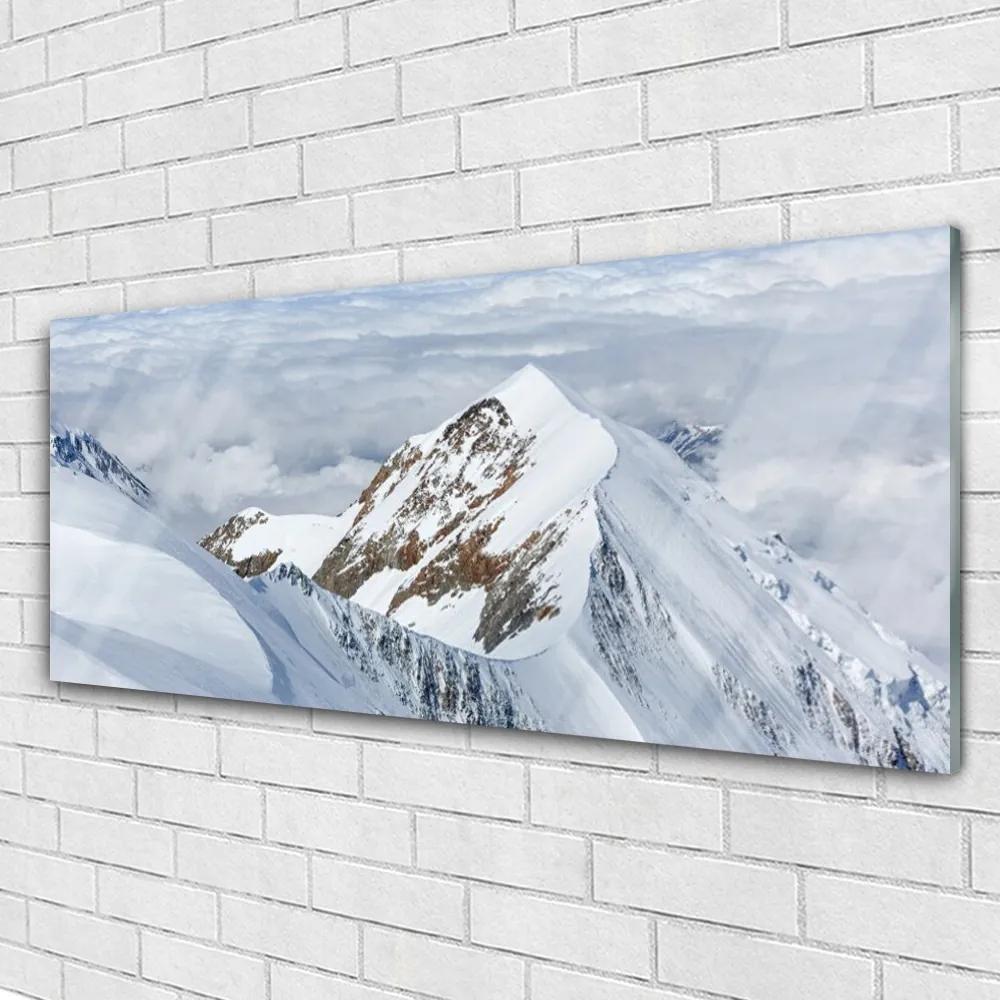 Obraz na akrylátovom skle Hory príroda 125x50 cm