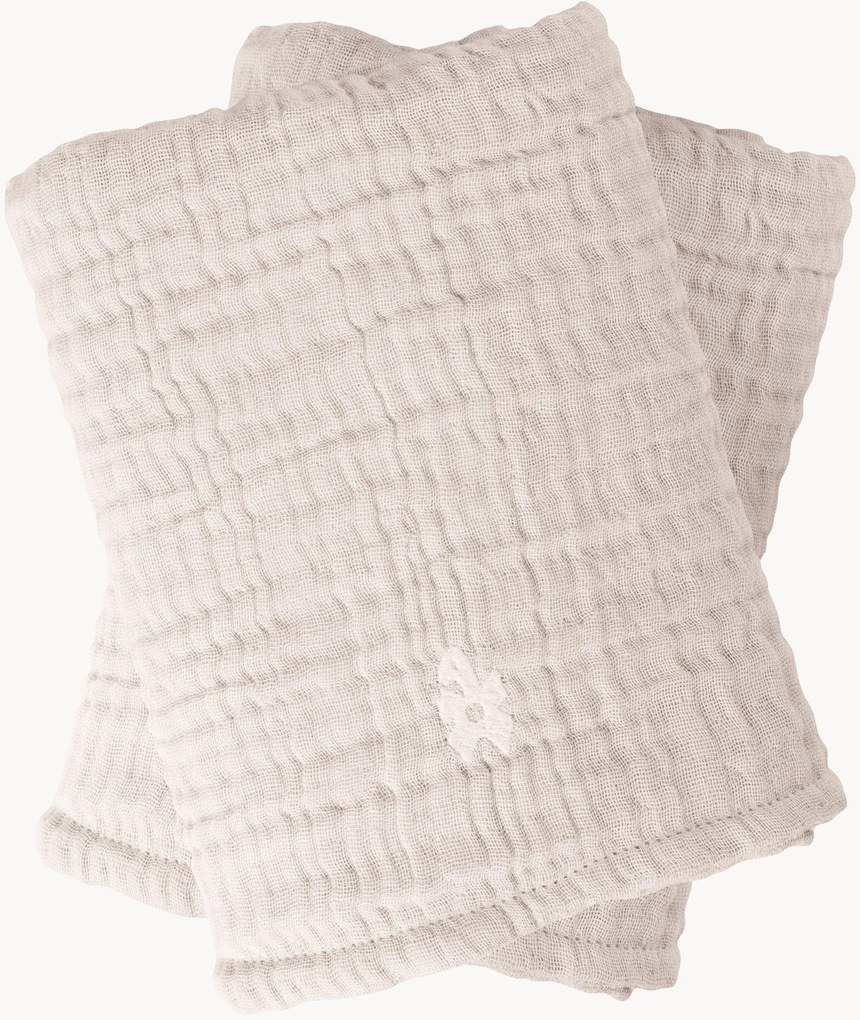 Mušelínové plienky z organickej bavlny Rose, 2 ks