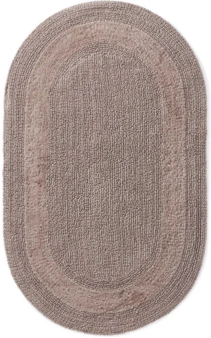 Kúpeľňový koberček Javo Cotton sepia ovál