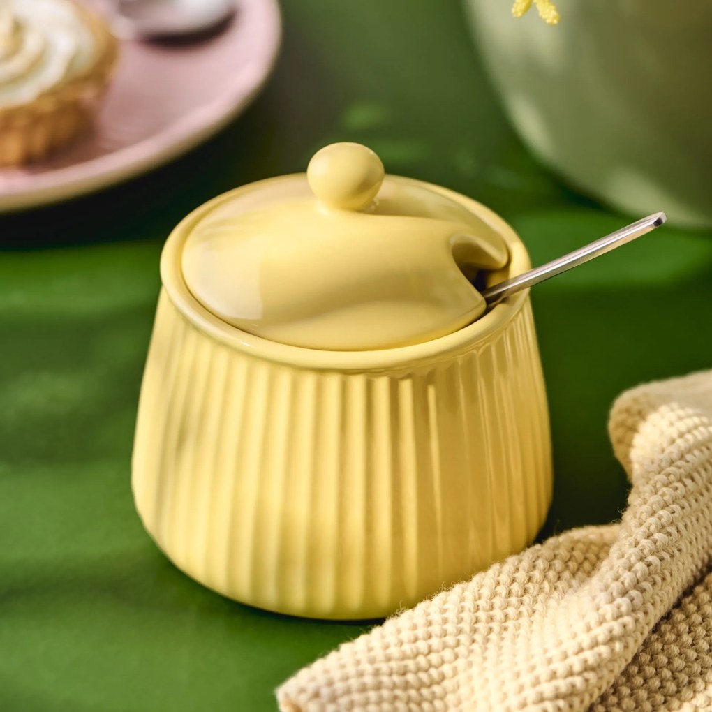 Ib Laursen Keramická cukornička Mynte Lemonade