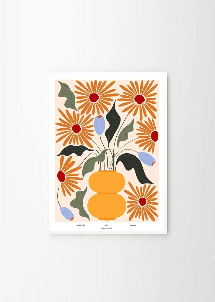 THE POSTER CLUB Autorský plagát Flourish by Frankie Penwill 50 x 70 cm