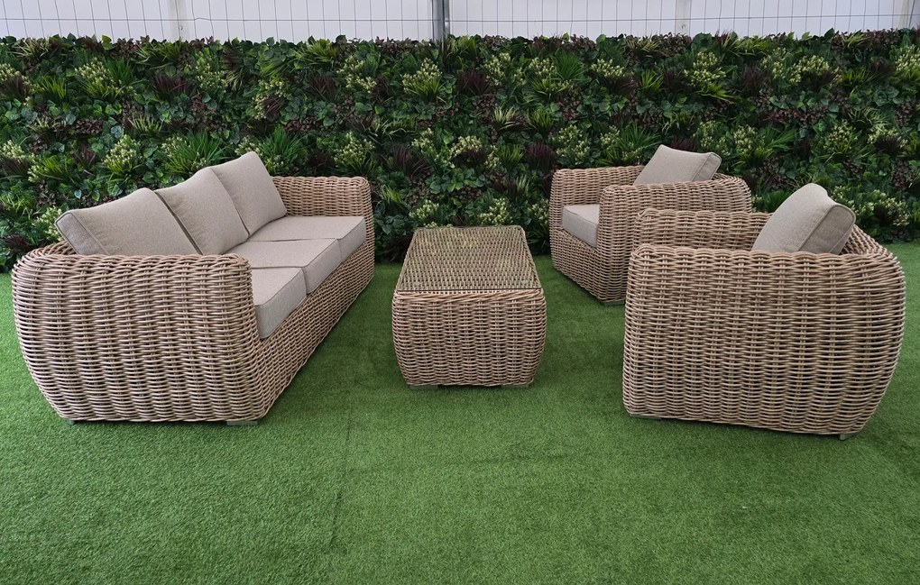 Záhradný ratanový nábytok MONACO - prírodná farba