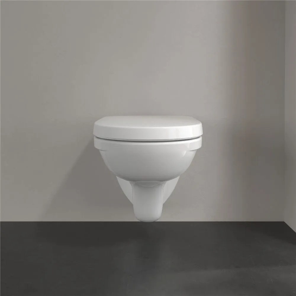 VILLEROY &amp; BOCH O.novo Compact závesné WC s hlbokým splachovaním, 360 x 490 mm, biela alpská, 56881001