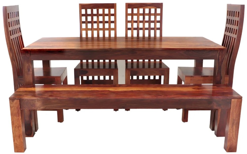 furniture-nabytek.cz - Jedálenský set pre 6 osôb z masívneho palisandrového dreva