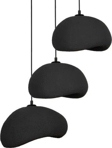 BRILAGI - Závesný luster na lanku WABI SABI 3xE27/40W/230V priemer 60 cm čierna