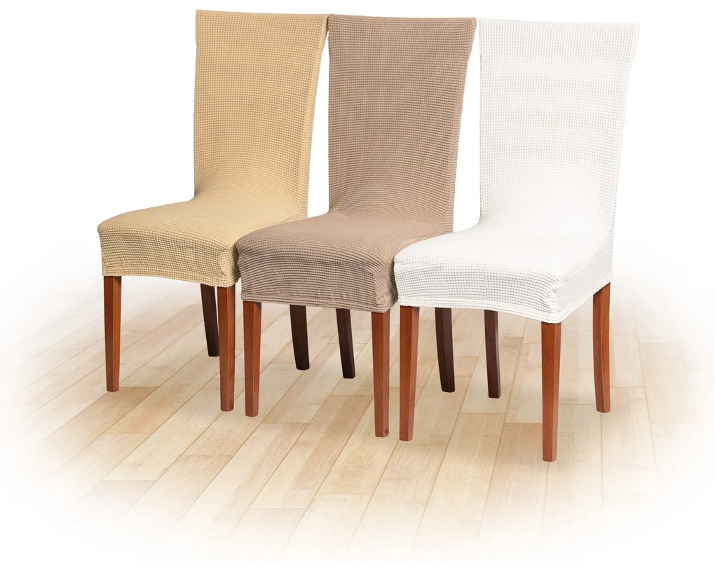 Poťah na stoličku elastický MENČESTER svetlo sivý TiaHome