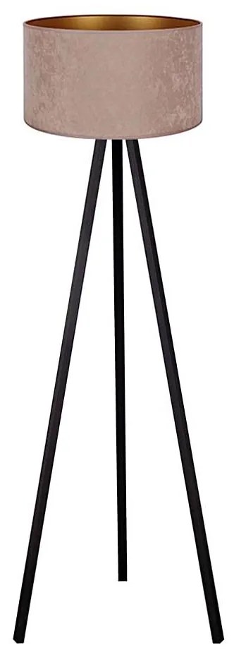Brilagi - Stojacia lampa VELVET 1xE27/60W/230V wenge/béžová
