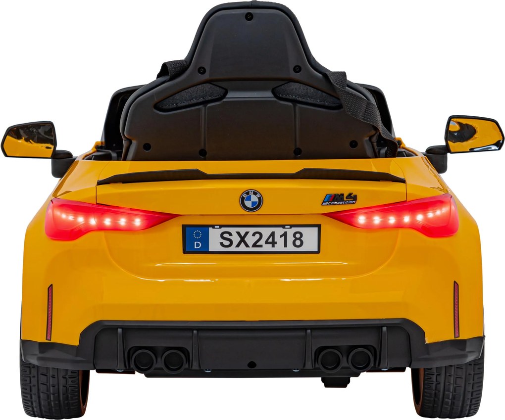 Ramiz Detské elektrické auto BMW M4 Žlté