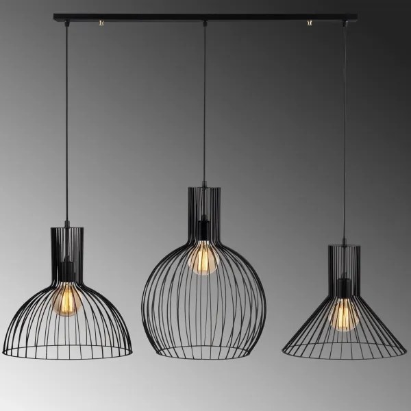 Luster na lanku FELLINI 3xE27/100W/230V