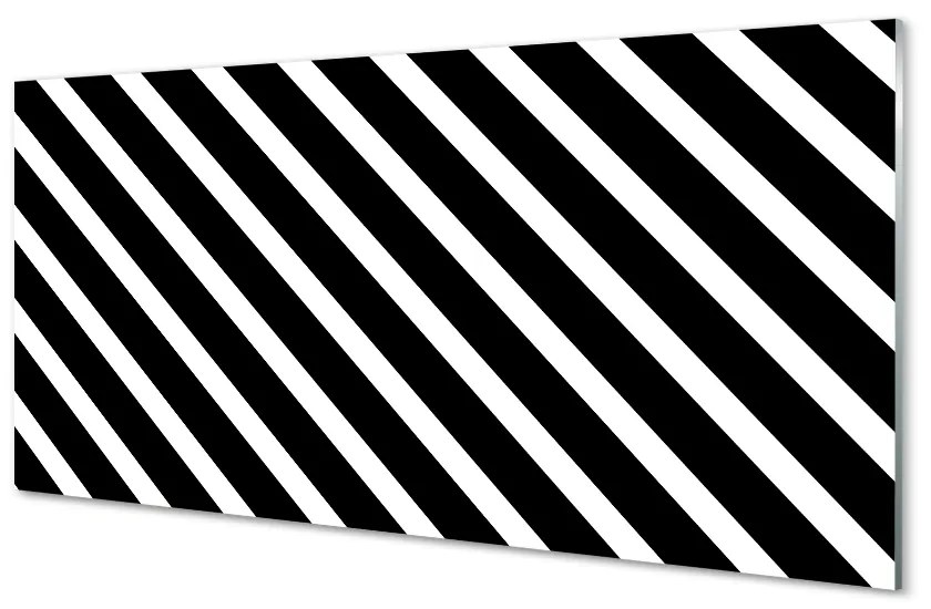 Nástenný panel  zebra pruhy 100x50 cm
