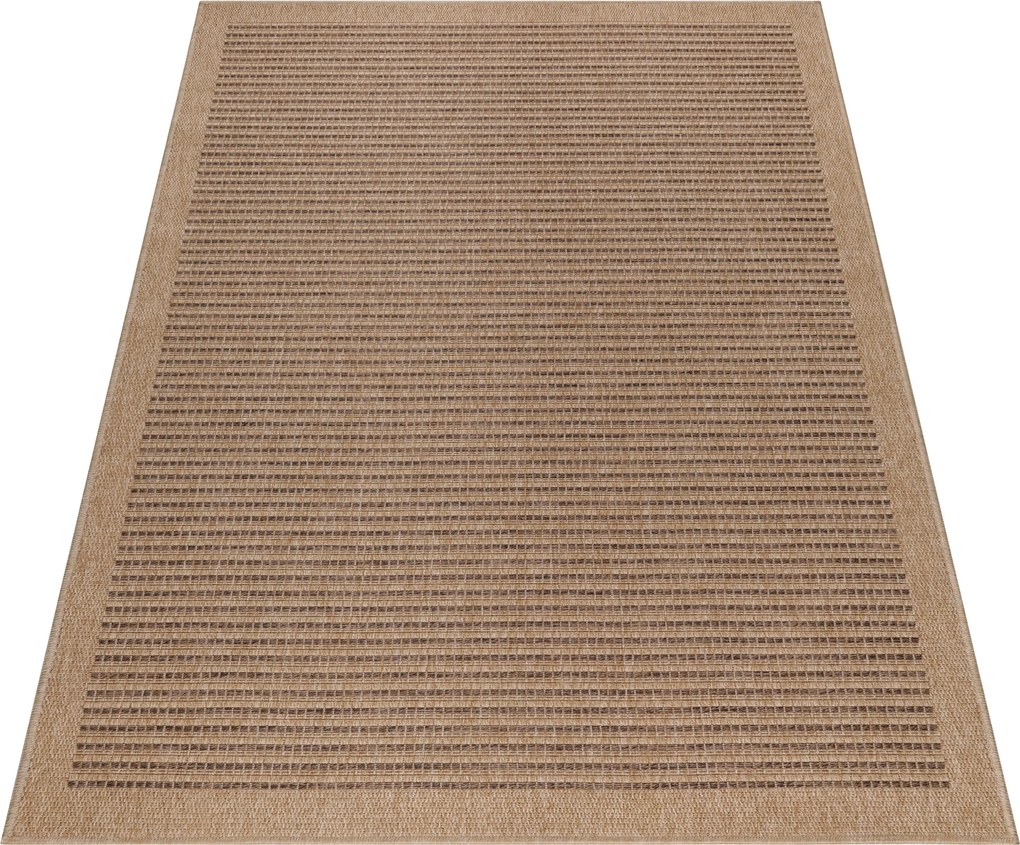 Ayyildiz, Kusový koberec Dhaka 8712 Black, 280x370, hnedá, chodba / predsieň