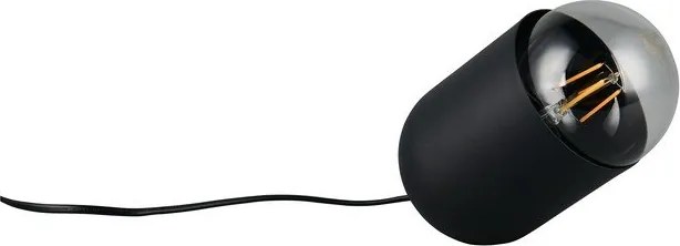 Čierna kovová stolová lampa (výška 13,5 cm) Nara – Reality