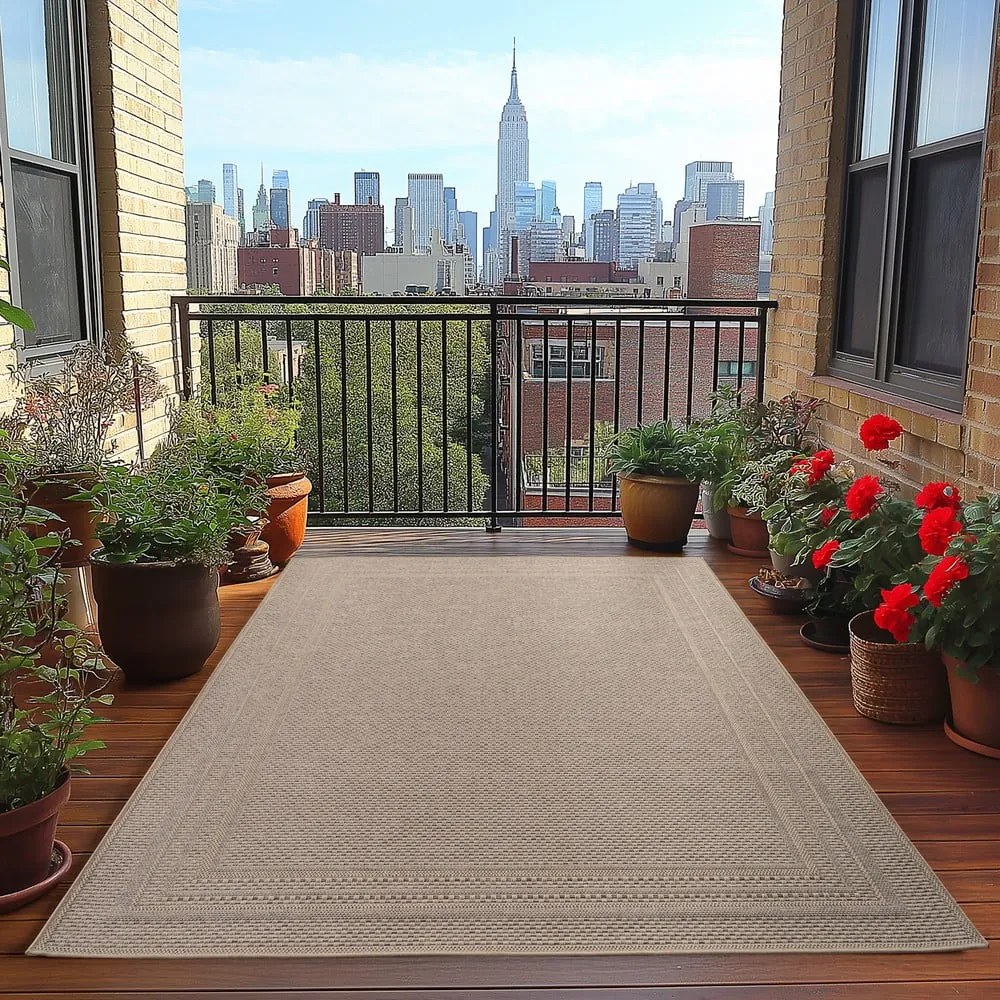 Béžový vnútorný a vonkajší koberec 140x200 cm Desert 1304 – Ayyildiz Carpets