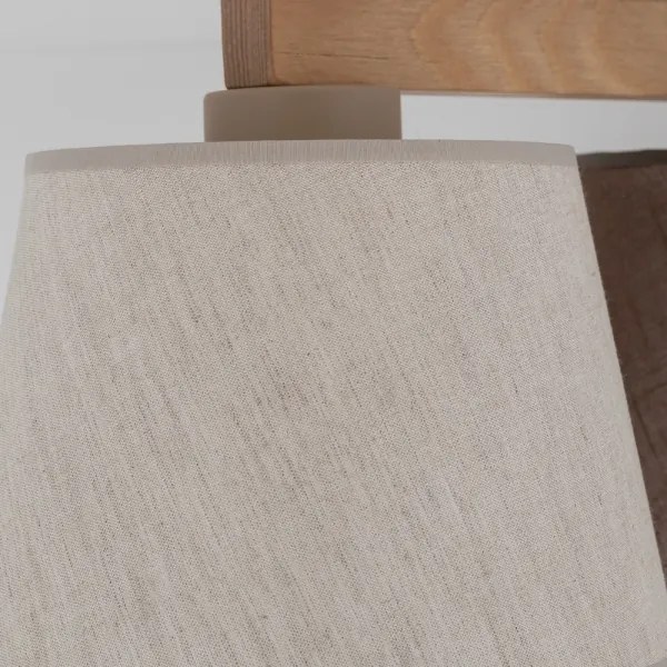 Brilagi - Prisadený luster LATTE 3xE27/15W/230V borovica/mix