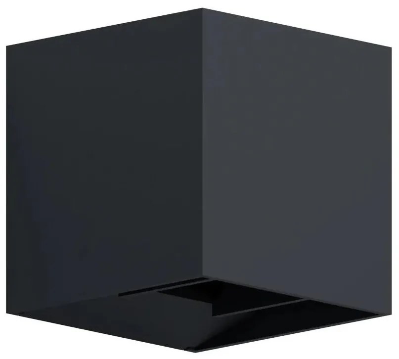 Eglo 74024 - LED Vonkajšie nástenné svietidlo BARCAROLA LED/4,5W/230V IP44 čierna