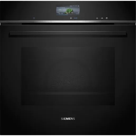 Vstavaná rúra Siemens s prídavnou parou 60 x 60 cm čierna HR736G1B1