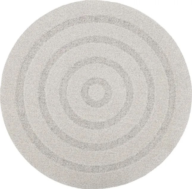Koberec Agnella Noble Oblos svetlosivý kruh