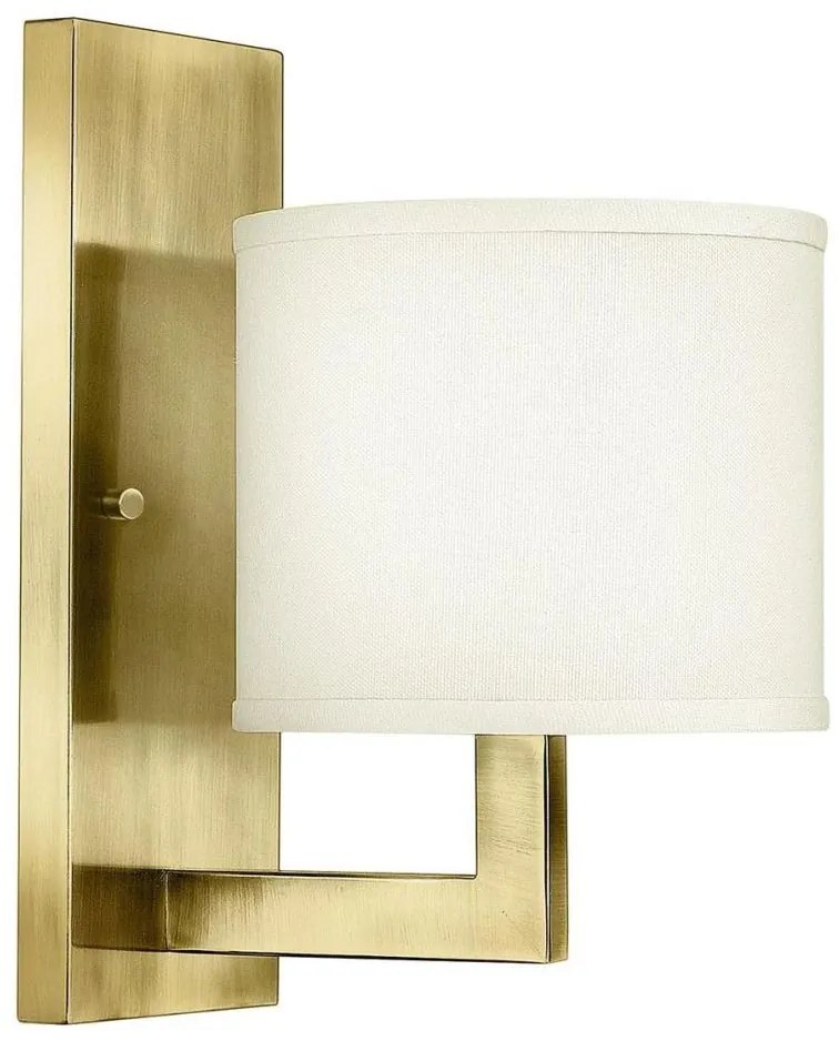 Hinkley HK-HAMPTON1-BB - Nástenné svietidlo HAMPTON 1xE27/60W/230V zlaté