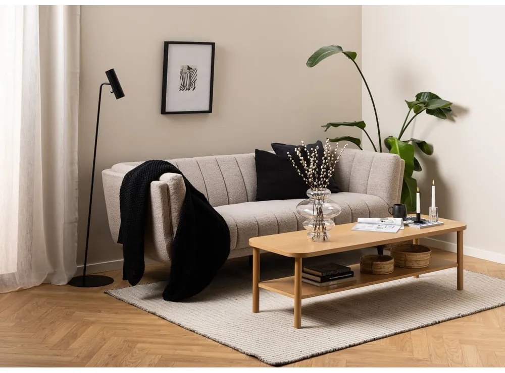 Konferenčný stolík v dekore duba v prírodnej farbe 50x150 cm Banbury – Actona