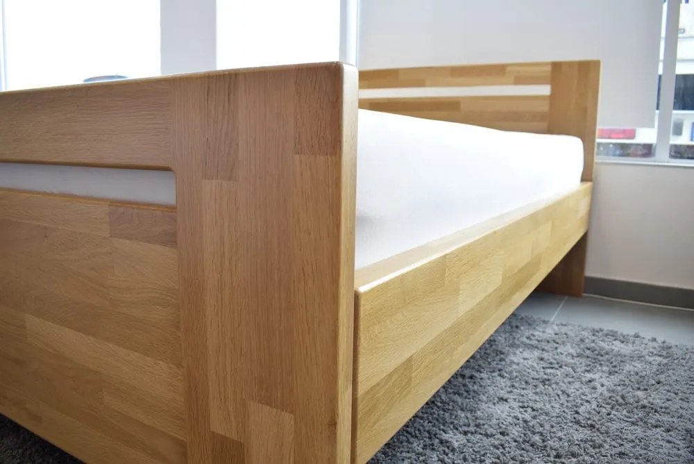 Oak´s Dubová postel Grandioso Plus - 160x200 cm