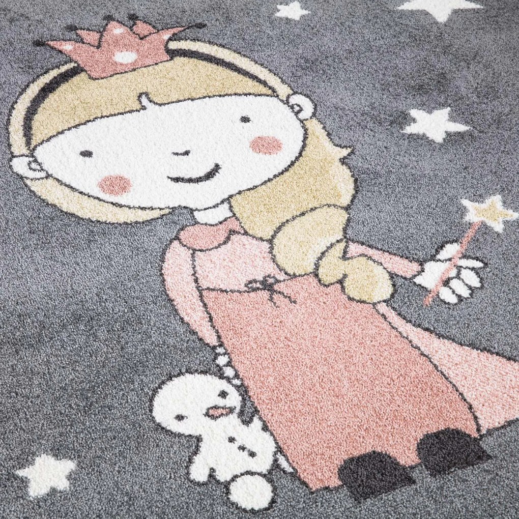 Dekorstudio Vzorovaný detský koberec ANIME - princezná 893 Rozmer koberca: 120x160cm
