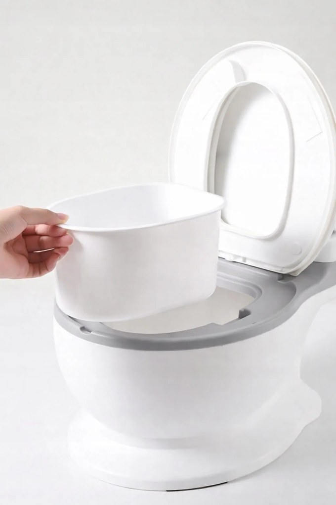 TRENDIE Detský interaktívny nočník sivý