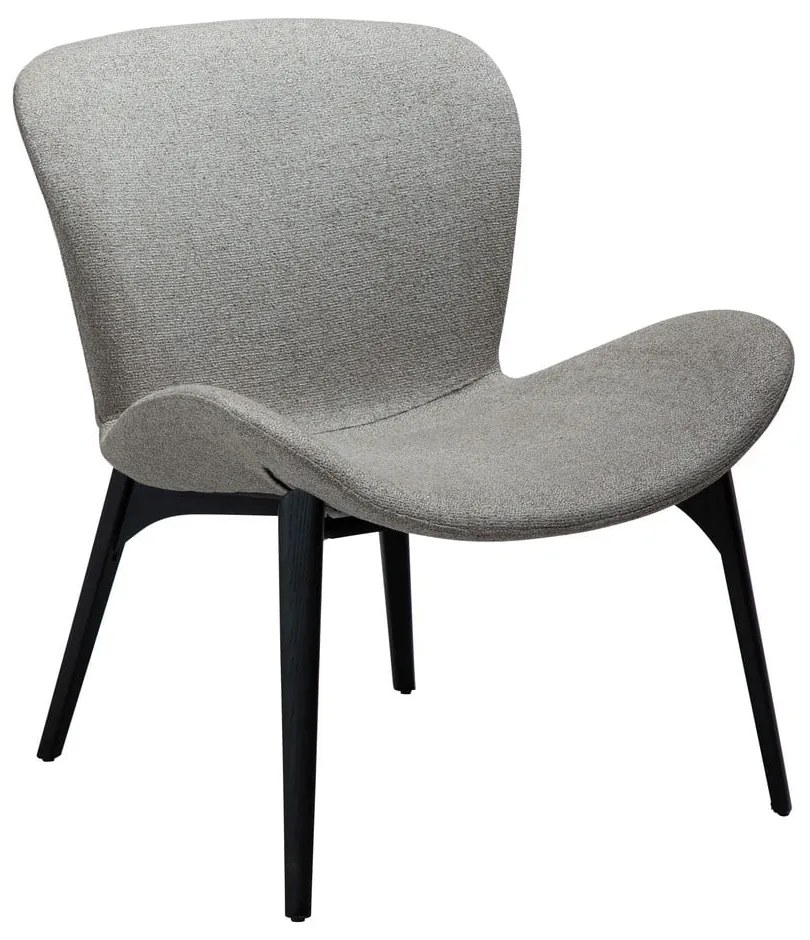 Sivé kreslo z textílie buklé Paragon – DAN-FORM Denmark