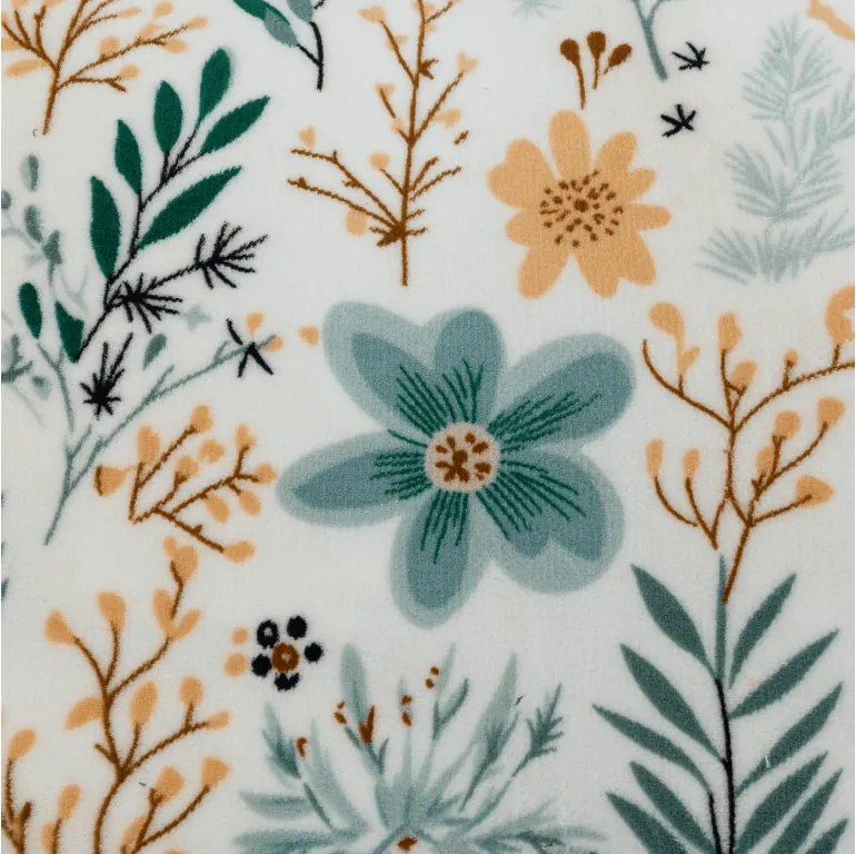 Mikroplyšové obliečky BOTANELLA modré Rozmer obliečky: 2 ks 70 x 90 cm | 200 x 220 cm