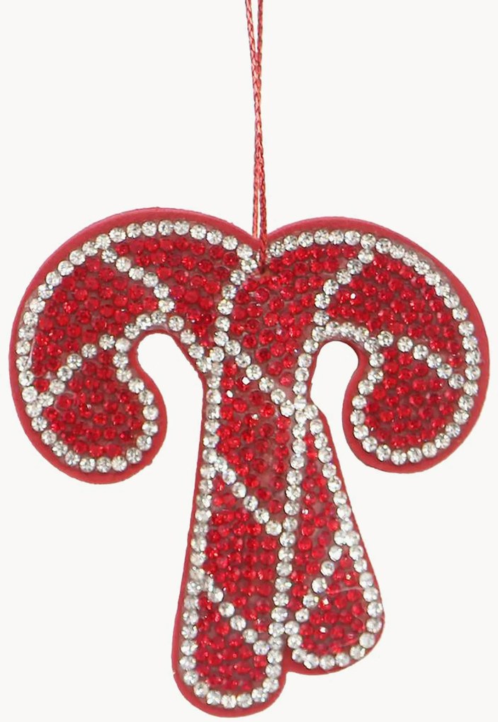 Sklenené vianočné ozdoby Jewel, 2 ks