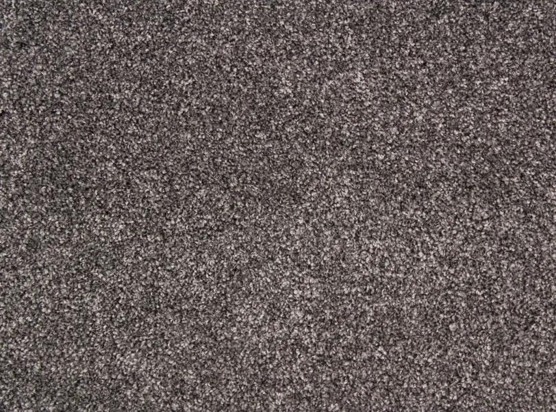 Metrážový koberec Paula / 76 tmavě šedá - Rozměr na míru s obšitím cm