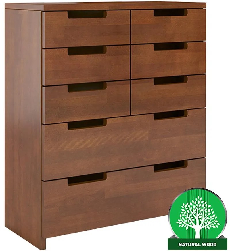 Komoda drevená  buk 8s Skandica Spectrum Orech