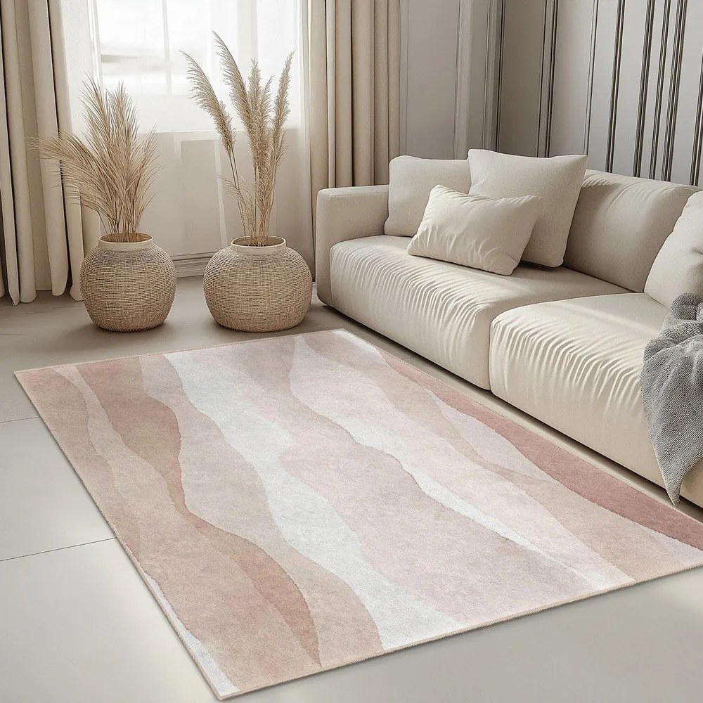 Krémový prateľný koberec 120x180 cm Komodo Beach – Mila Home