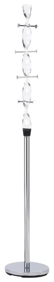 Stojanový vešiak 180x30 cm lesklý chróm