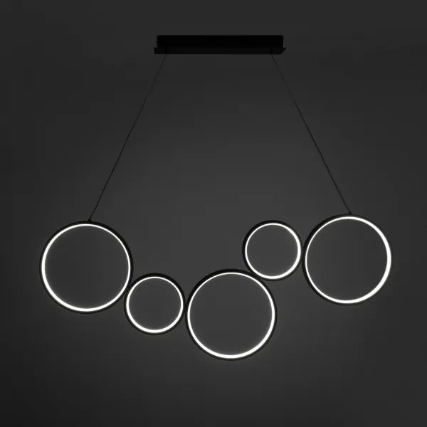Brilagi - LED závesný luster ECHO na lankách LED/60W/230V 4000K 100 cm čierny