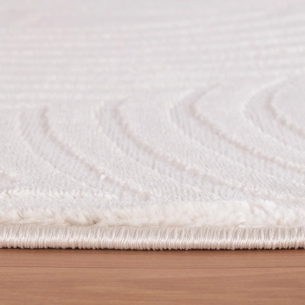 Ayyildiz, Koberec behúň Sahara 1113 Cream, 80x250, biela, obývacia izba
