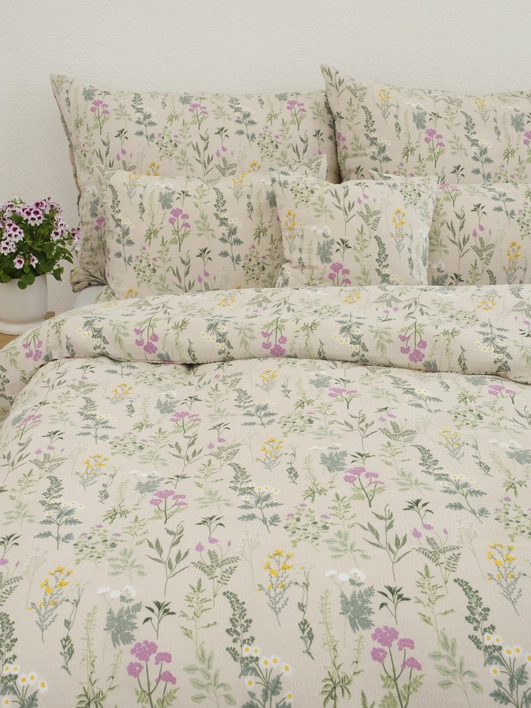 Francúzske krepové obliečky Renforcé - Bianca béžová