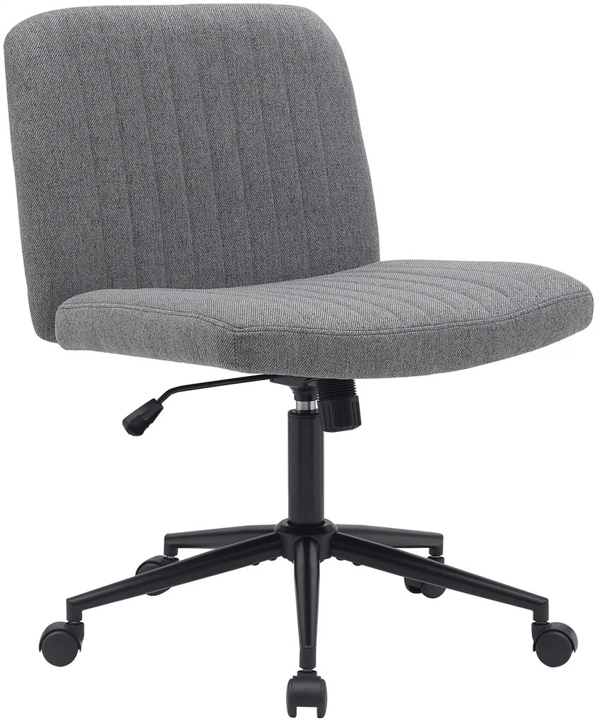 Kancelářská stolička Kingman látka - Tmavo sivá