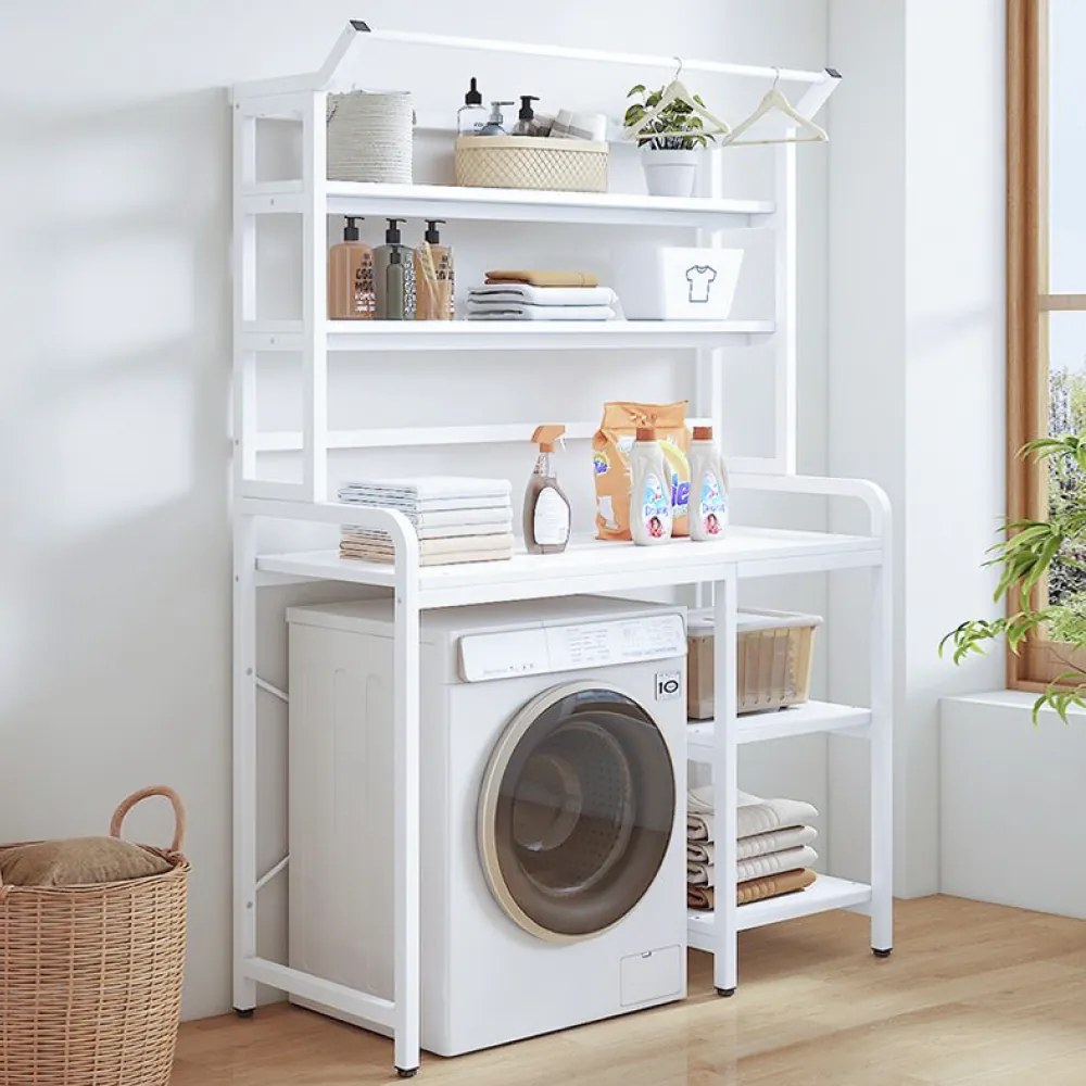 Regál nad práčku JABIR, biela