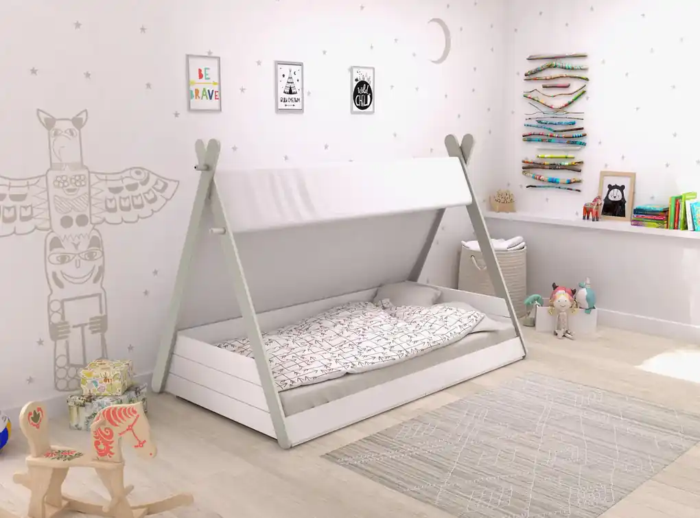 Detská posteľ v tvare stanu Totem | Biano