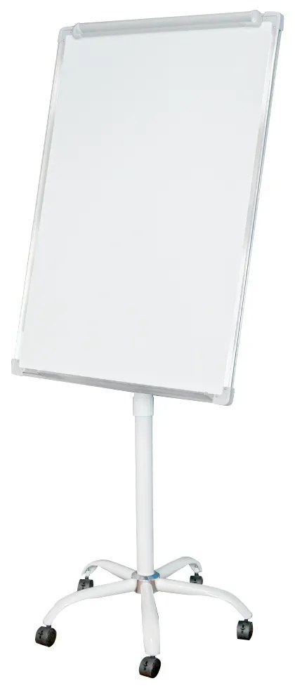 Magnetická plastová flipchart tabuľa na kolieskach 70 x 100 cm