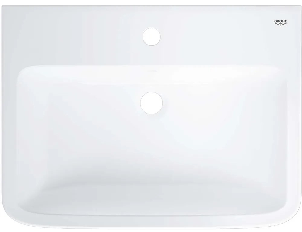 GROHE Start Edge závesné umývadlo s otvorom, s prepadom, 600 x 448 mm, alpská biela, 39950000