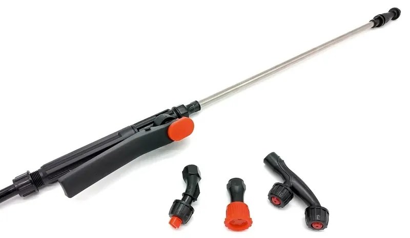 Akumulátorový postrekovač 2v1 KF-16C-47 s objemom 16 litrov s 5 rôznymi hlavami