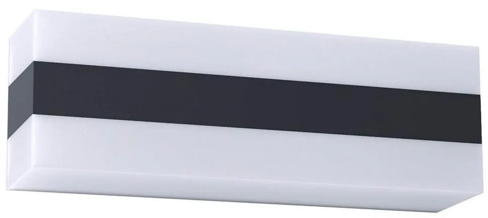 Redo 90330 - LED Vonkajšie nástenné svietidlo KODIAK LED/12W/230V IP65 biela/čierna