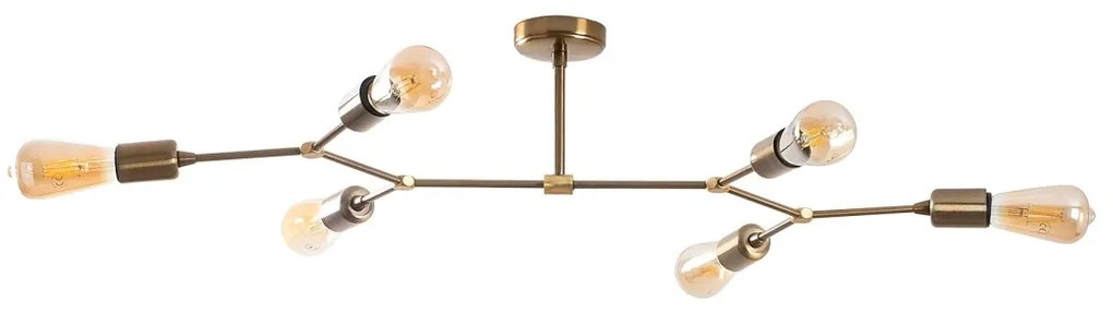 Stropné svietidlo SPARROW III medené