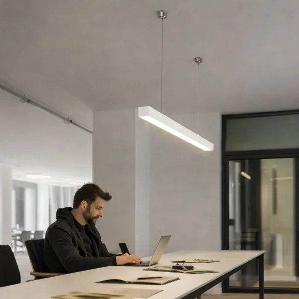 Brilagi - FULLDAY LED závesné svietidlo 20/30/40W/230V 2700/4000/6000K 120cm biela