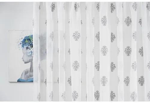 Záclona CARLINE 400x245 cm sivá