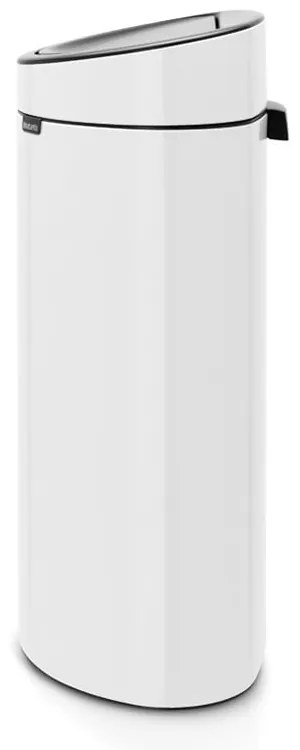 Biely dotykový oceľový odpadkový kôš 40 l Touch Bin – Brabantia